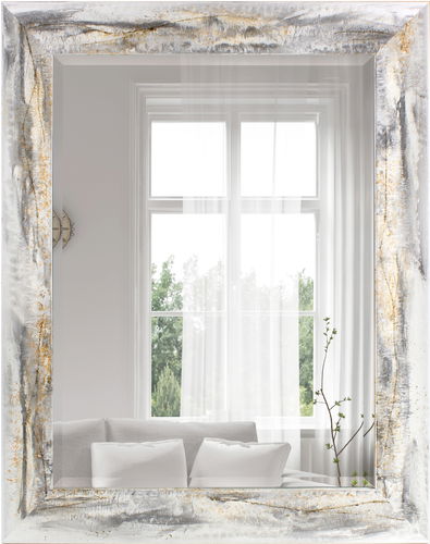 73mm 'Carrara' Marble Wash Frame Moulding